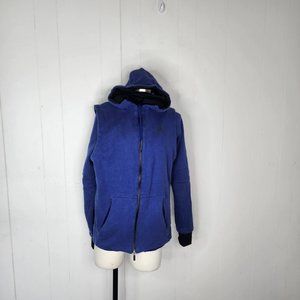 Jordan Nike Men's Tech Fleece Hooded Sweatshirt Blue Size L